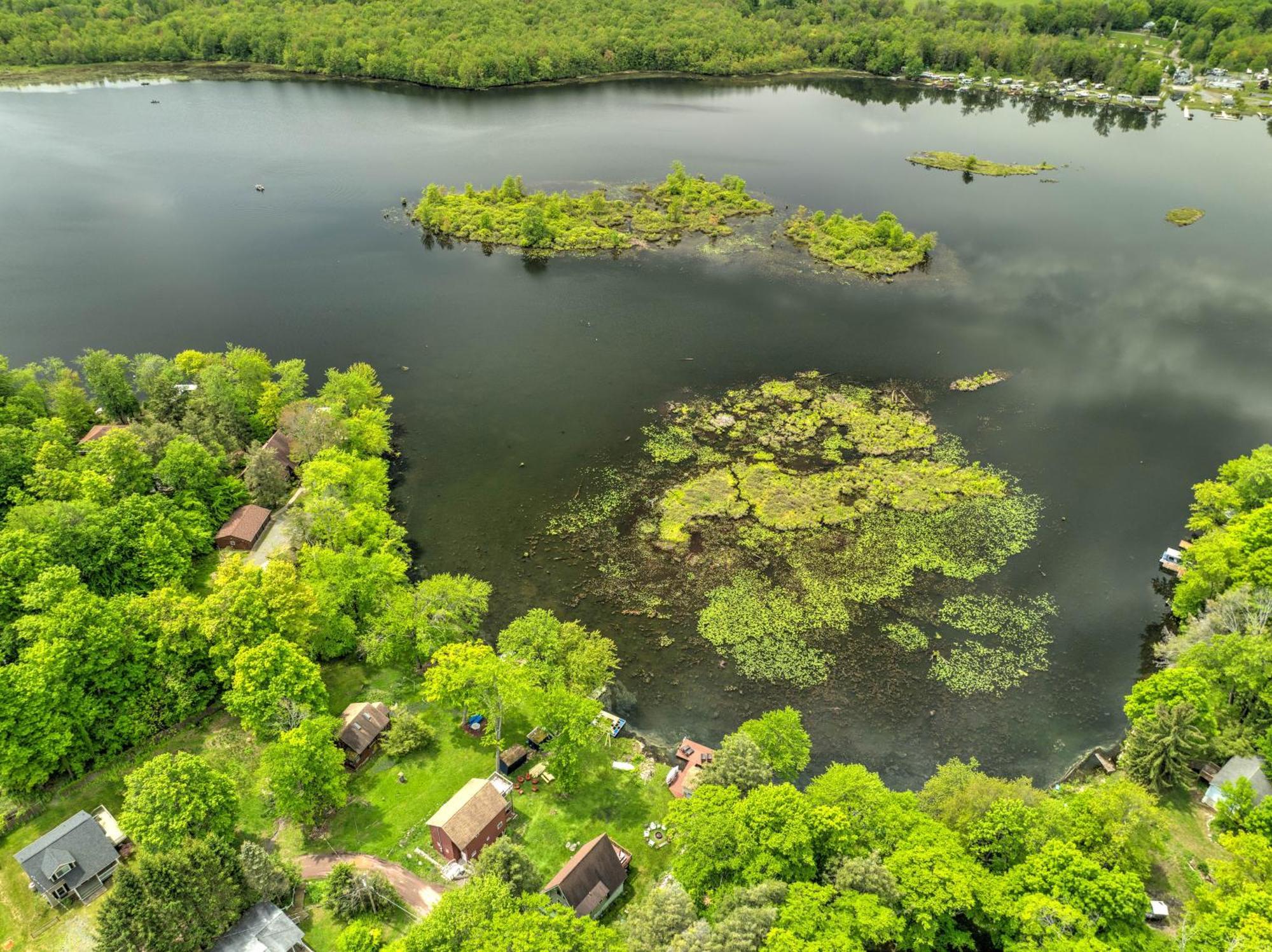Lakefront A-Frame, Dock, Kayaks, Fireplace, Games Lake Ariel Exterior foto